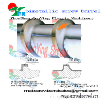 Hochwertige Bimetall Schraube &amp; Barrel für Maschine